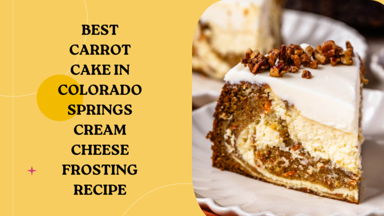 #1 Carrot Cake In Colorado Springs Cream Cheese Frosting Recipe