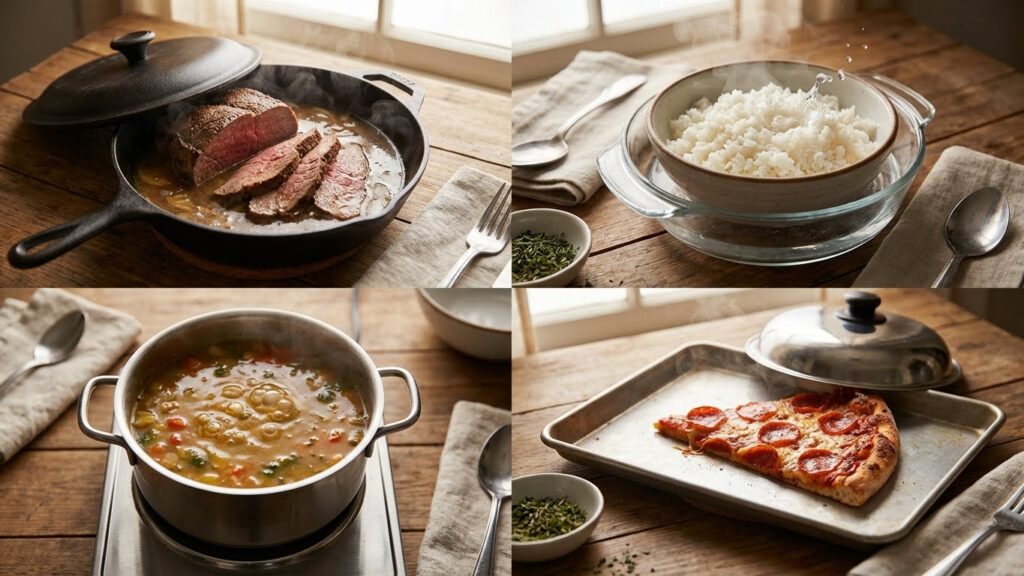 Reheating Specific Types of Food