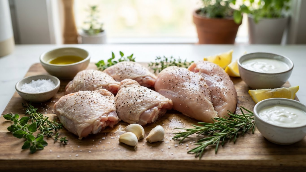 Essential Ingredients for Soft and Juicy Chicken
