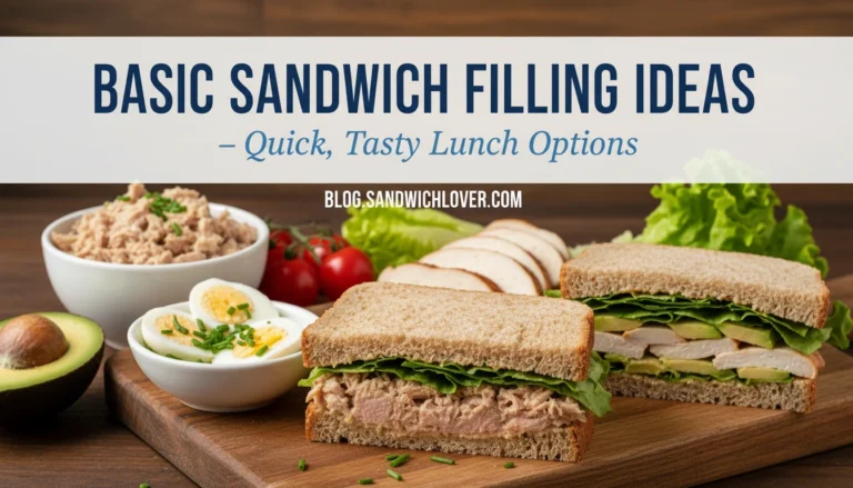 Basic Sandwich Filling Ideas