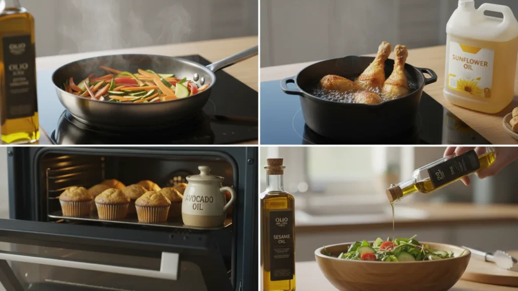 Best Oils for Different Cooking Methods