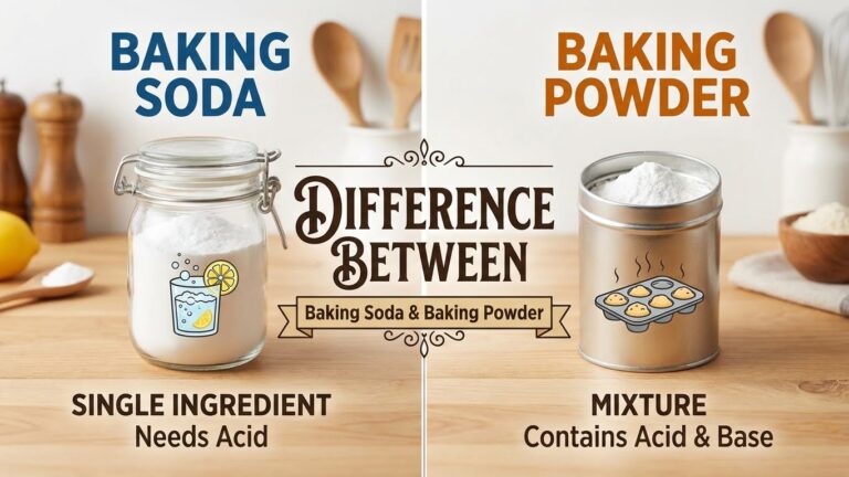Difference Between Baking Soda and Baking Powder