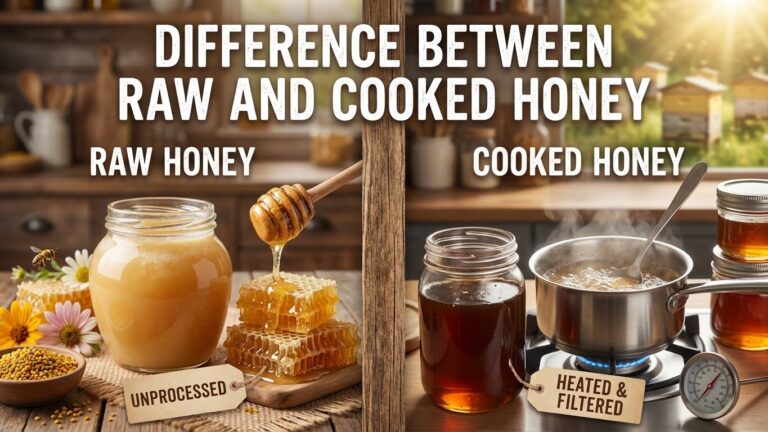 Difference Between Raw and Cooked Honey