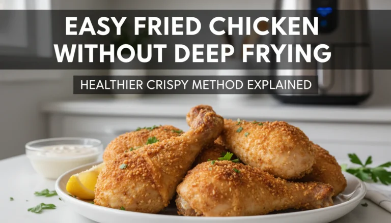 Easy Fried Chicken Without Deep Frying