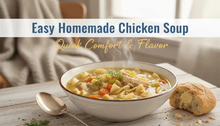 Easy Homemade Chicken Soup