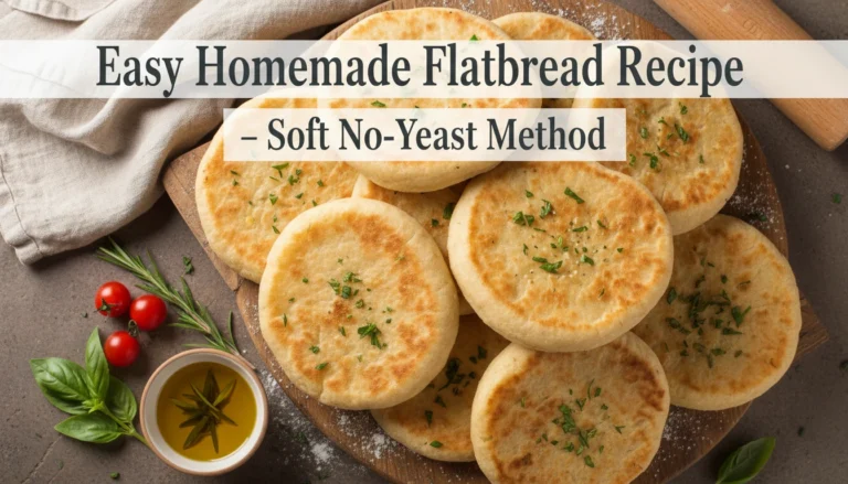 Easy Homemade Flatbread Recipe