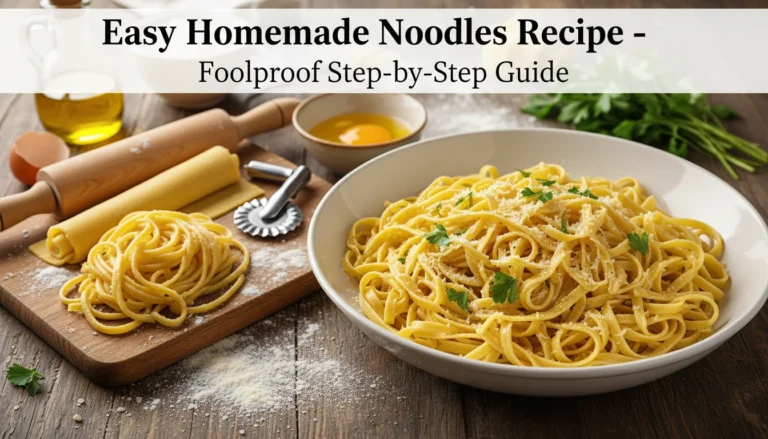 Easy Homemade Noodles Recipe