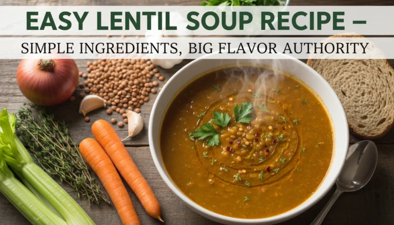 Easy Lentil Soup Recipe