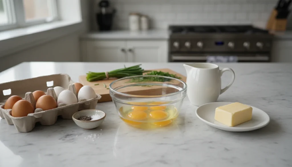 Essential Ingredients for a Basic Omelet