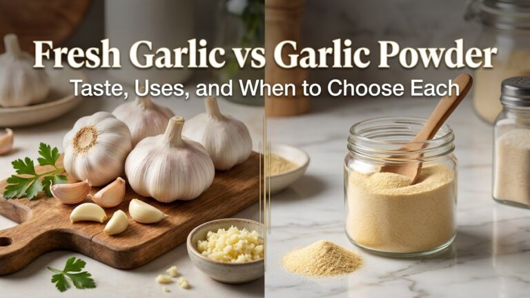 Fresh Garlic vs Garlic Powder