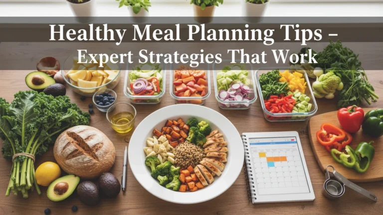 Healthy Meal Planning Tips – Expert Strategies That Work
