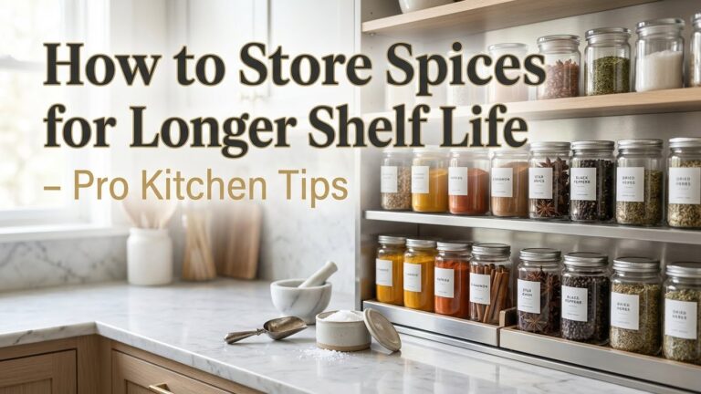 How to Store Spices for Longer Shelf Life