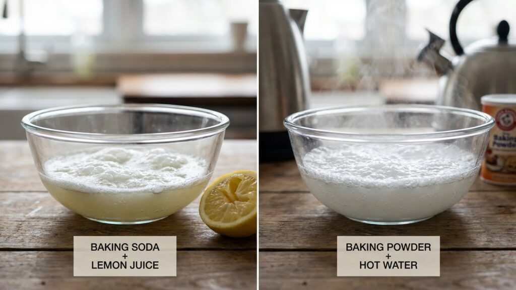 Key Differences Between Baking Soda and Baking Powder