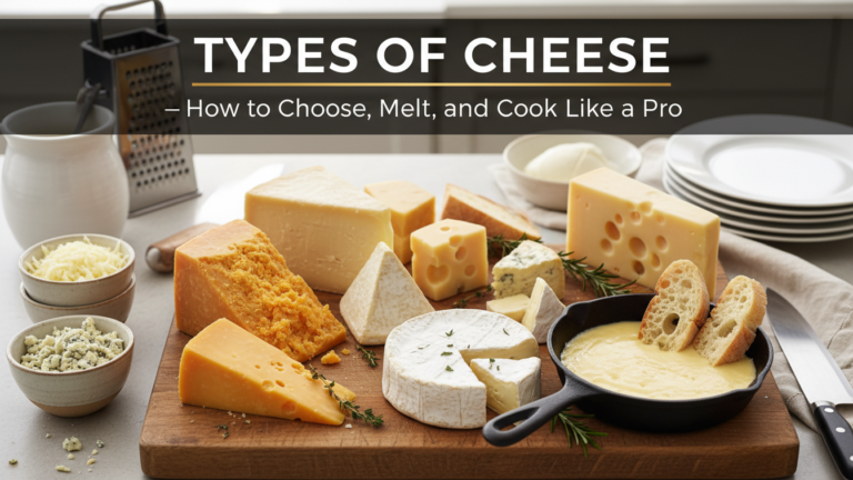 Types of Cheese – How to Choose, Melt, and Cook Like a Pro