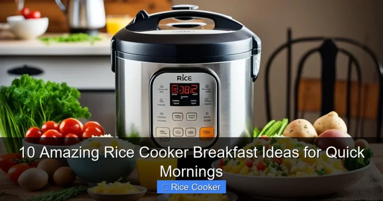 10 Amazing Rice Cooker Breakfast Ideas for Quick Mornings