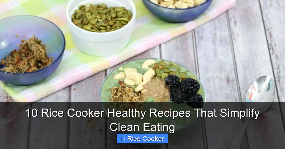 Healthies Ric Cooker 10 Rice Cooker Healthy Recipes That Simplify Clean Eating | RecipesPalette