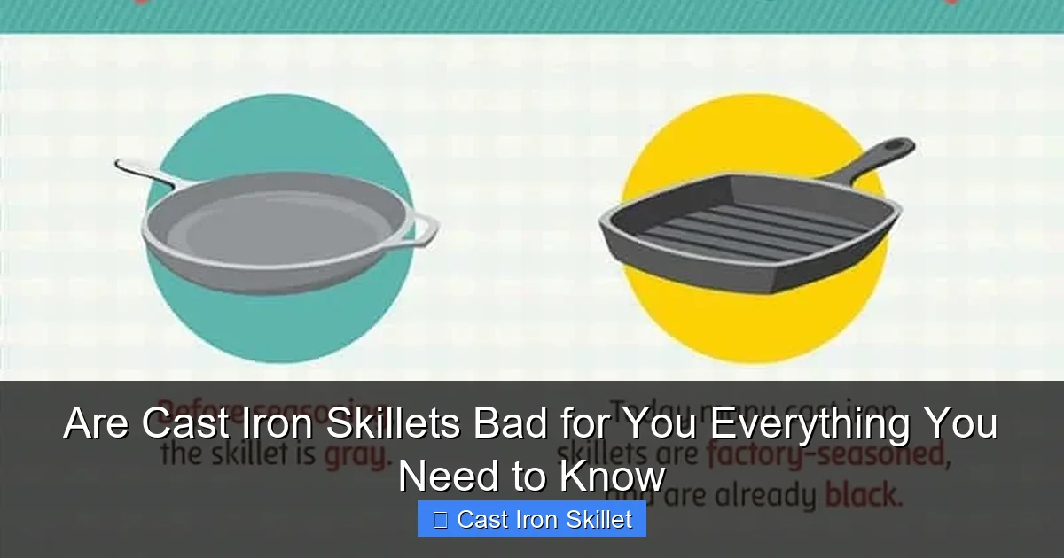 Are Cast Iron Skillets Bad for You Everything You Need to Know