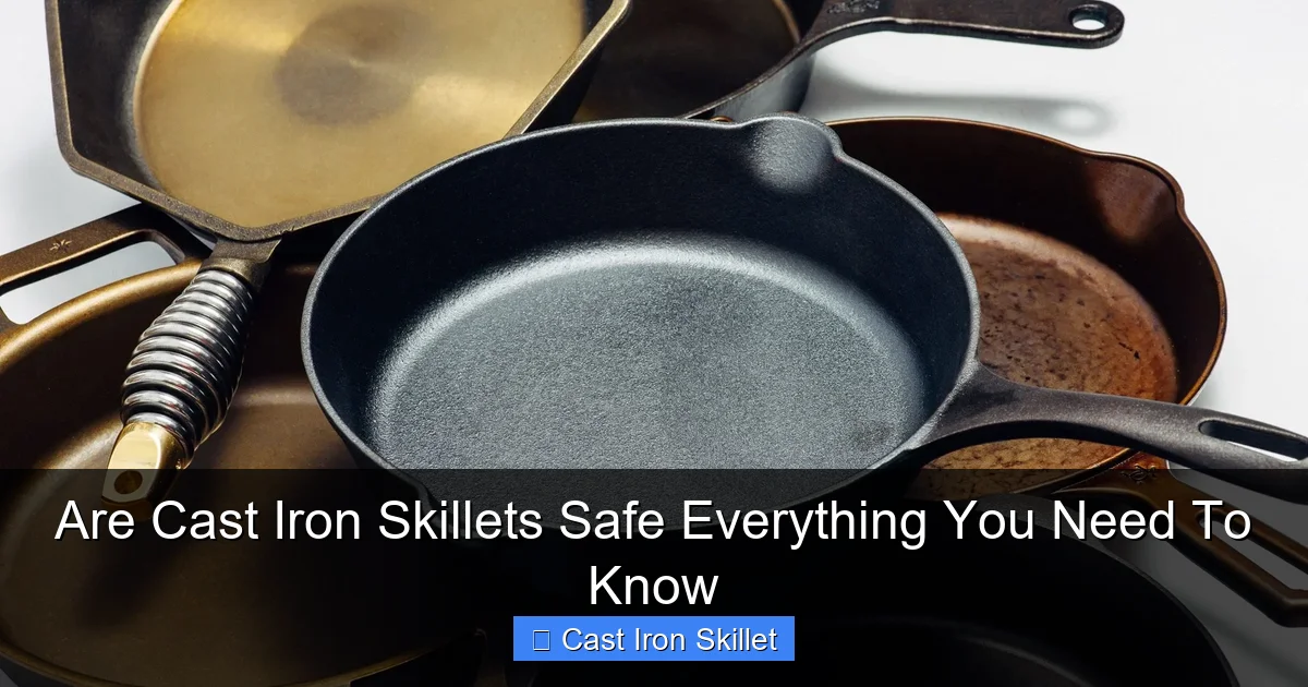 Are Cast Iron Skillets Safe Everything You Need To Know