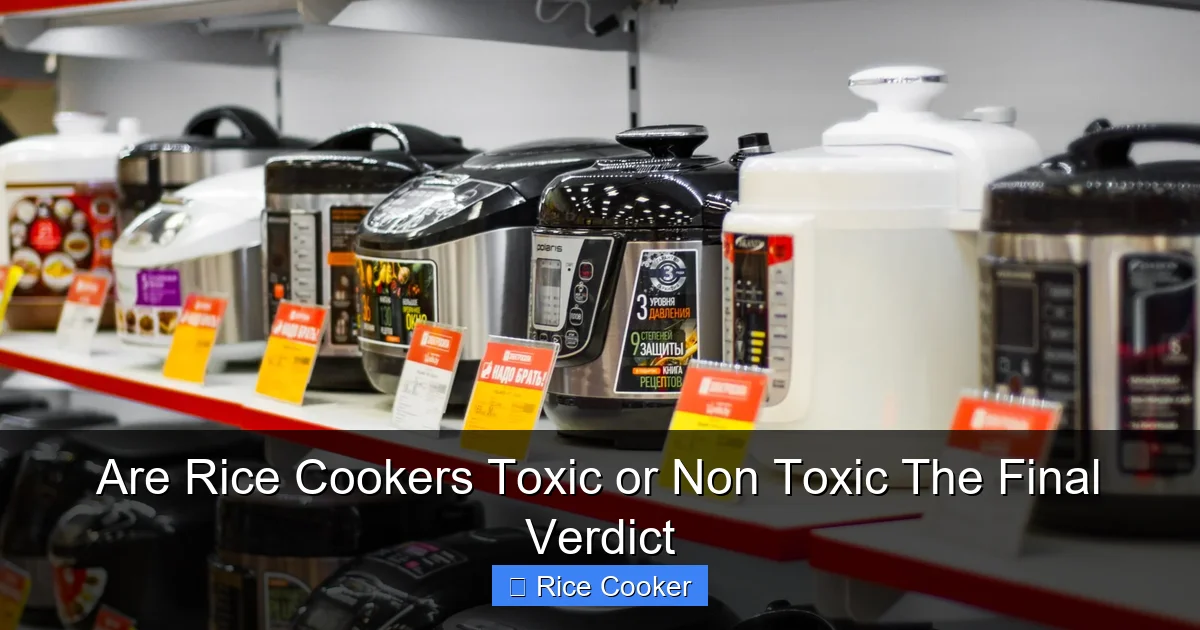Are Rice Cookers Toxic or Non Toxic The Final Verdict