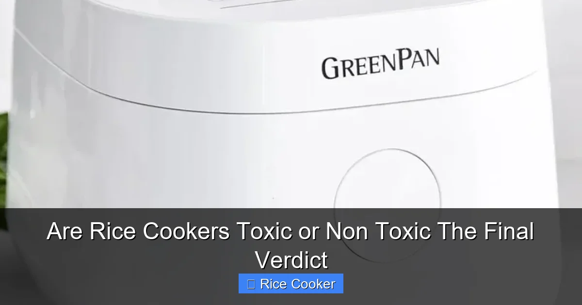 Are Rice Cookers Toxic or Non Toxic The Final Verdict