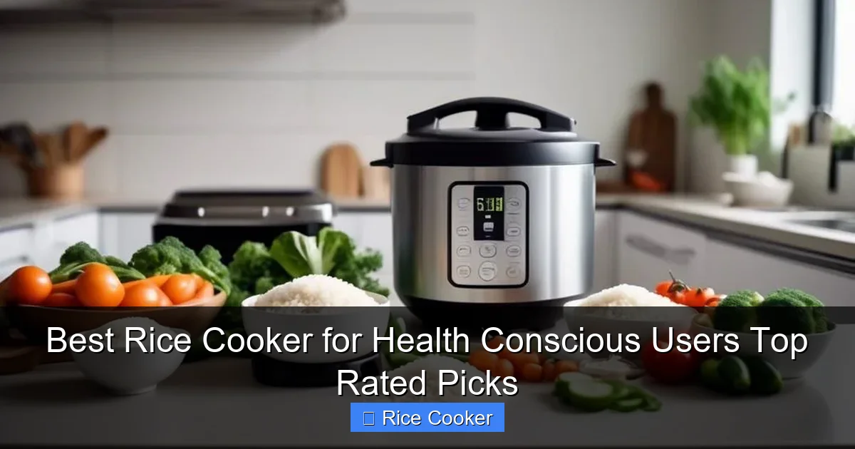 Best Rice Cooker for Health Conscious Users Top Rated Picks