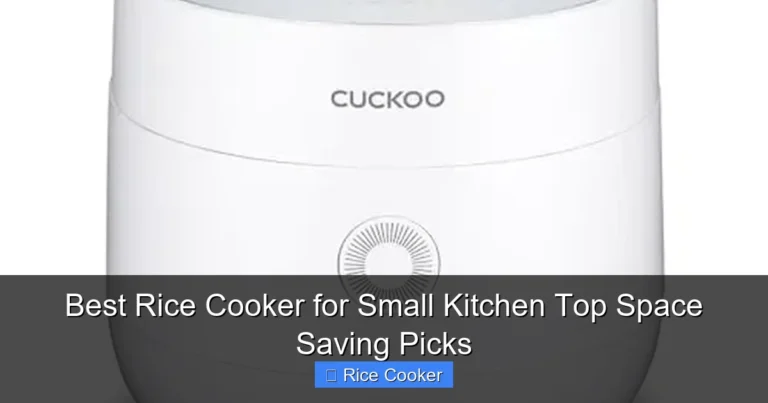 Best Rice Cooker for Small Kitchen Top Space Saving Picks