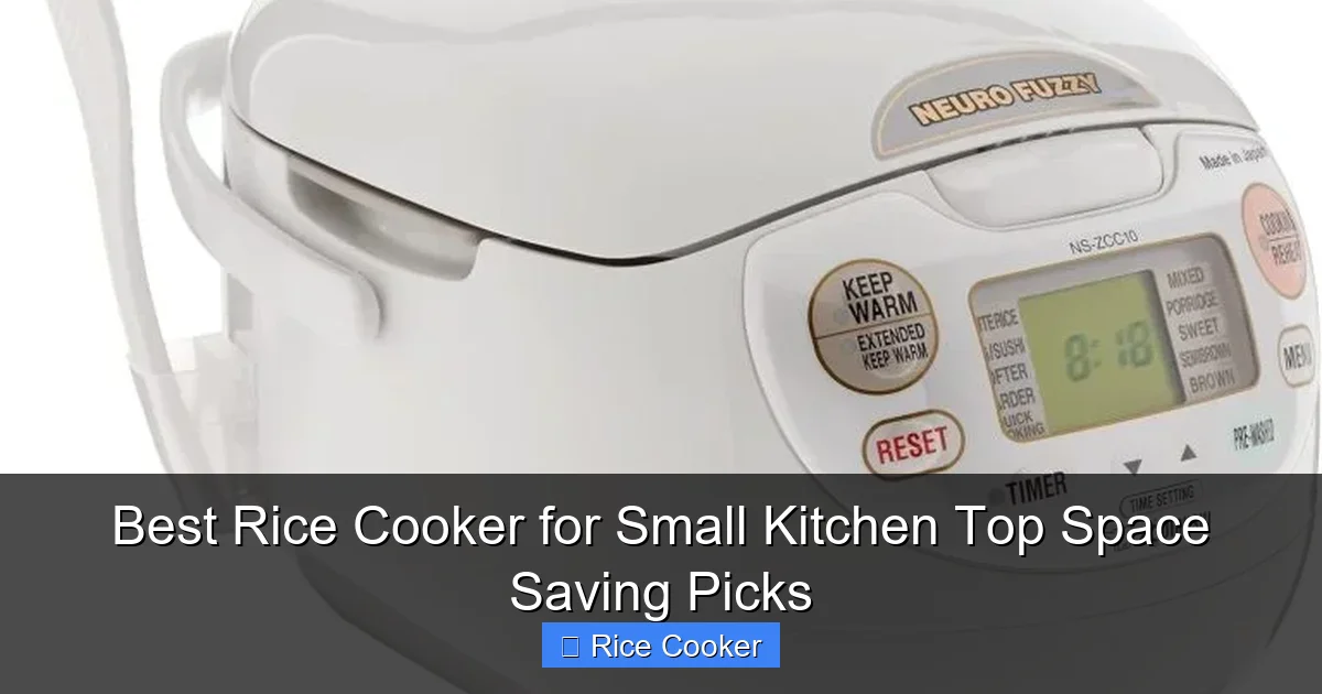Best Rice Cooker for Small Kitchen Top Space Saving Picks