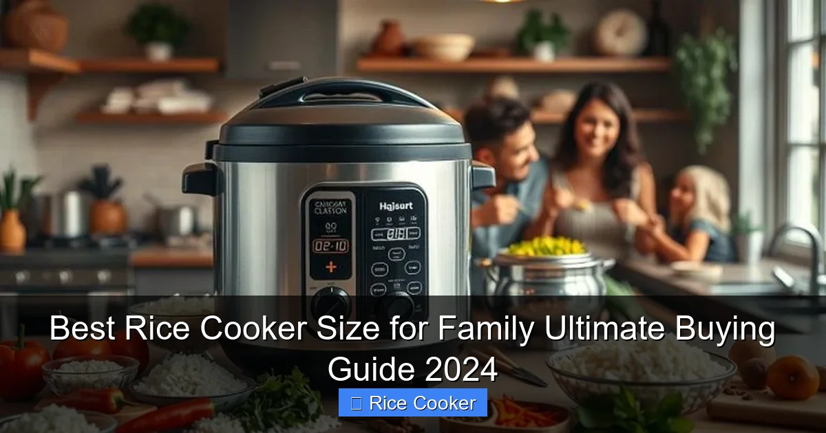 Best Rice Cooker Size for Family Ultimate Buying Guide 2024