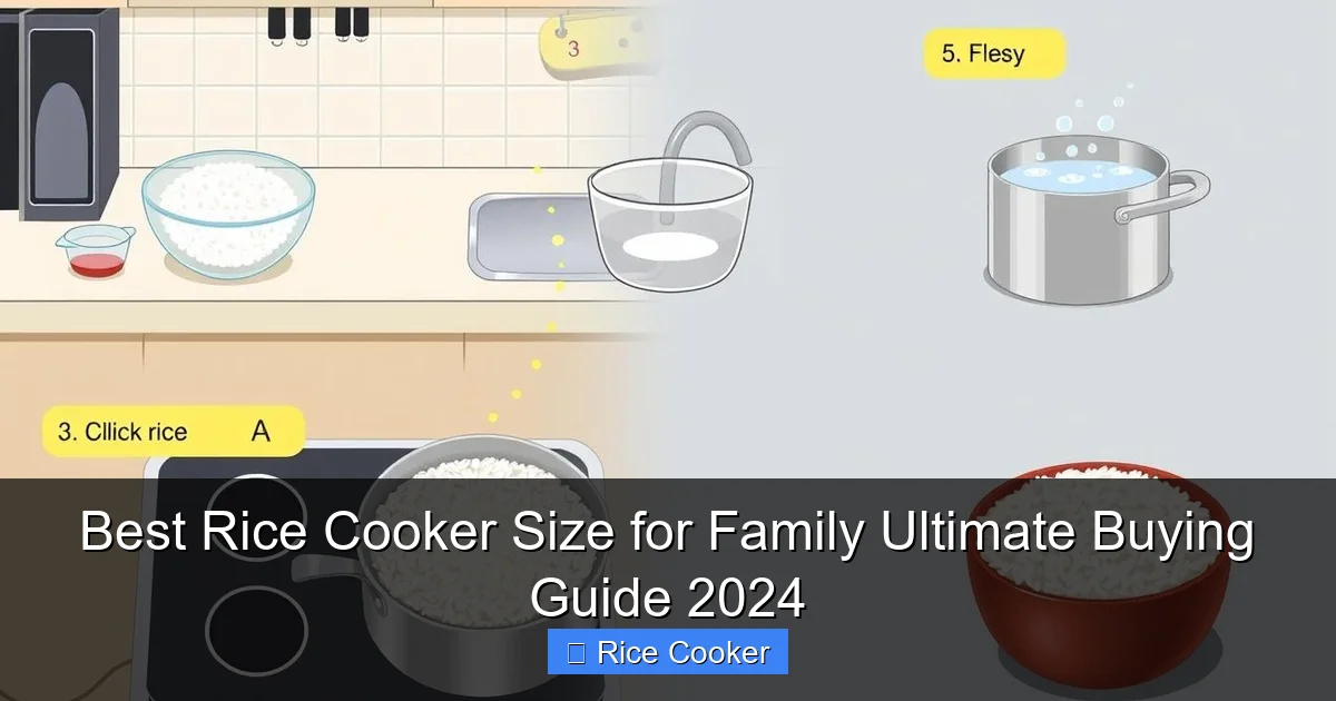 Best Rice Cooker Size for Family Ultimate Buying Guide 2024