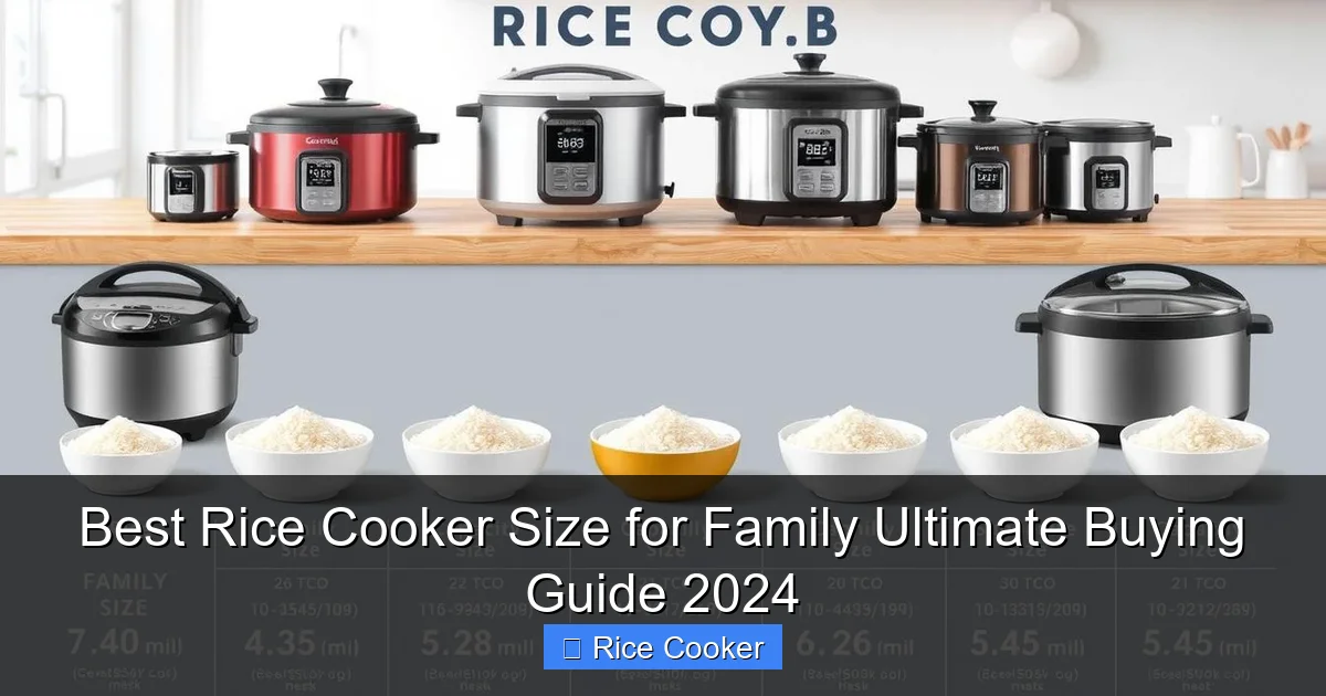 Best Rice Cooker Size for Family Ultimate Buying Guide 2024