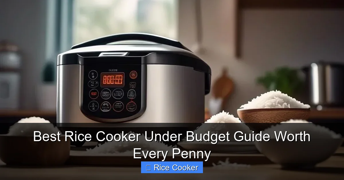 Best Rice Cooker Under Budget Guide Worth Every Penny