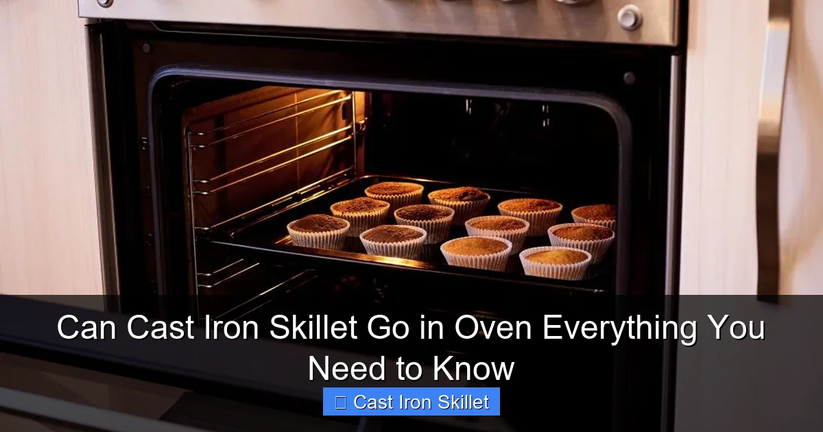 Can Cast Iron Skillet Go in Oven Everything You Need to Know