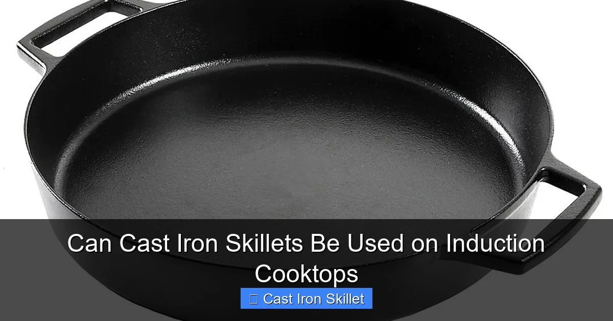Can Cast Iron Skillets Be Used on Induction Cooktops
