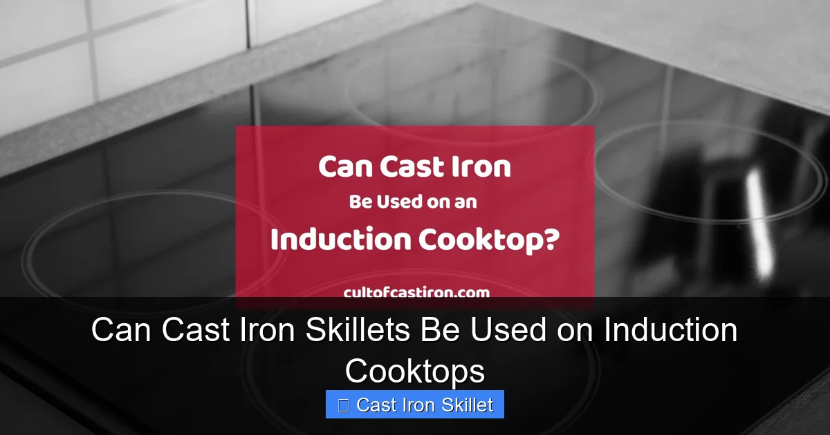 Can Cast Iron Skillets Be Used on Induction Cooktops