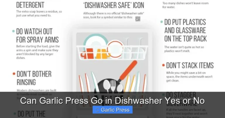 Can Garlic Press Go in Dishwasher Yes or No
