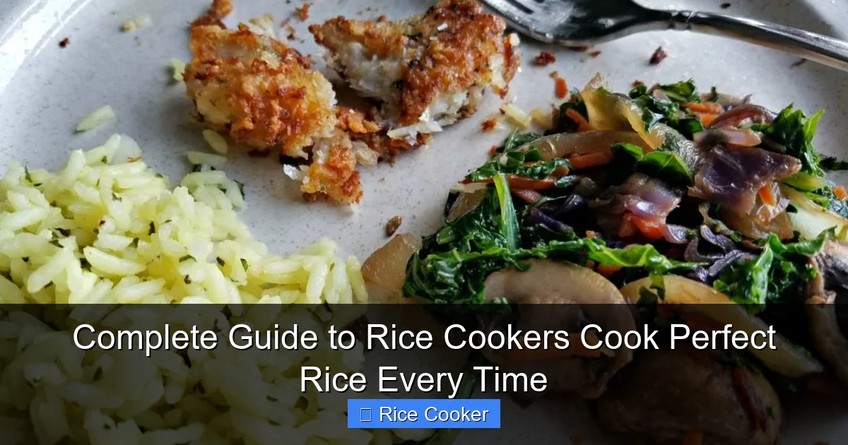 Complete Guide to Rice Cookers Cook Perfect Rice Every Time