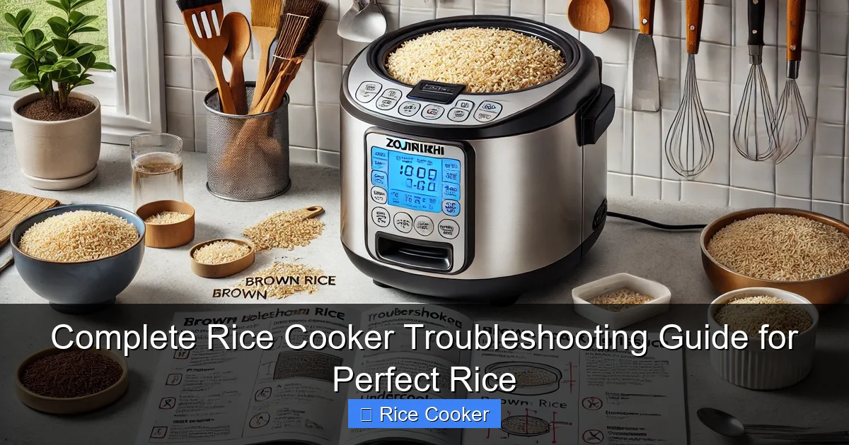 Complete Rice Cooker Troubleshooting Guide for Perfect Rice