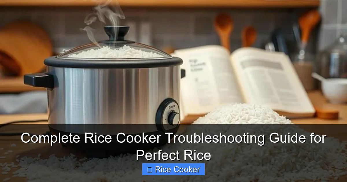 Complete Rice Cooker Troubleshooting Guide for Perfect Rice