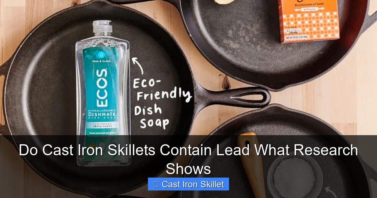 Do Cast Iron Skillets Contain Lead What Research Shows