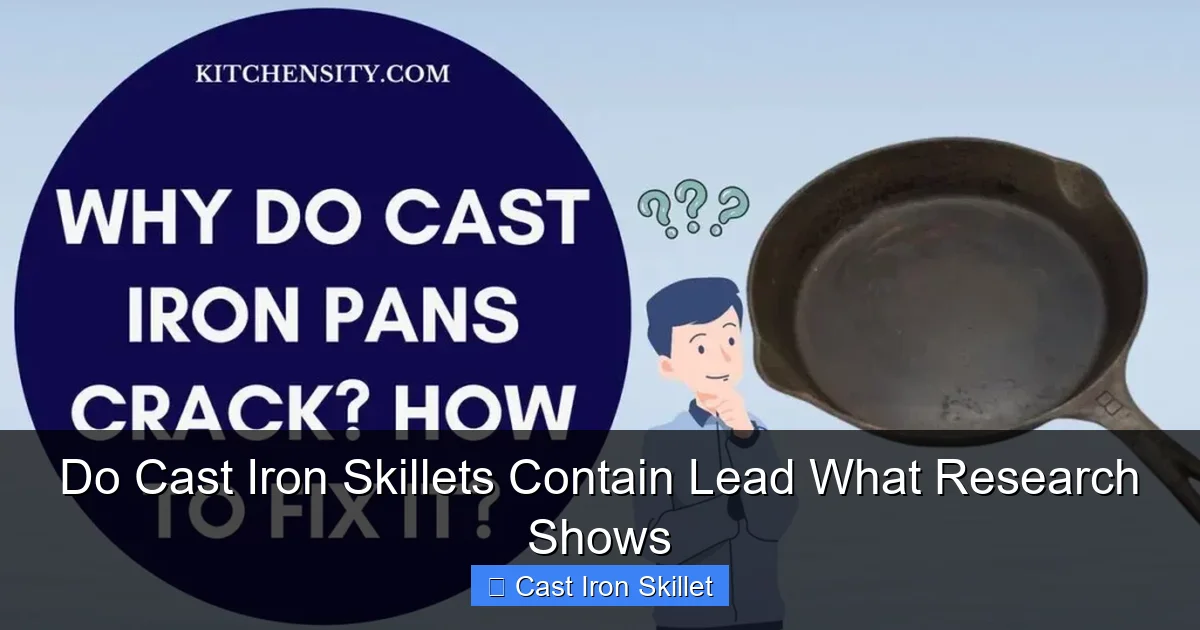 Do Cast Iron Skillets Contain Lead What Research Shows