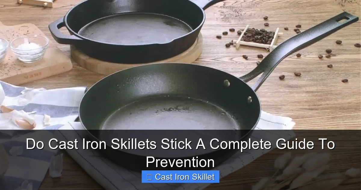 Do Cast Iron Skillets Stick A Complete Guide To Prevention