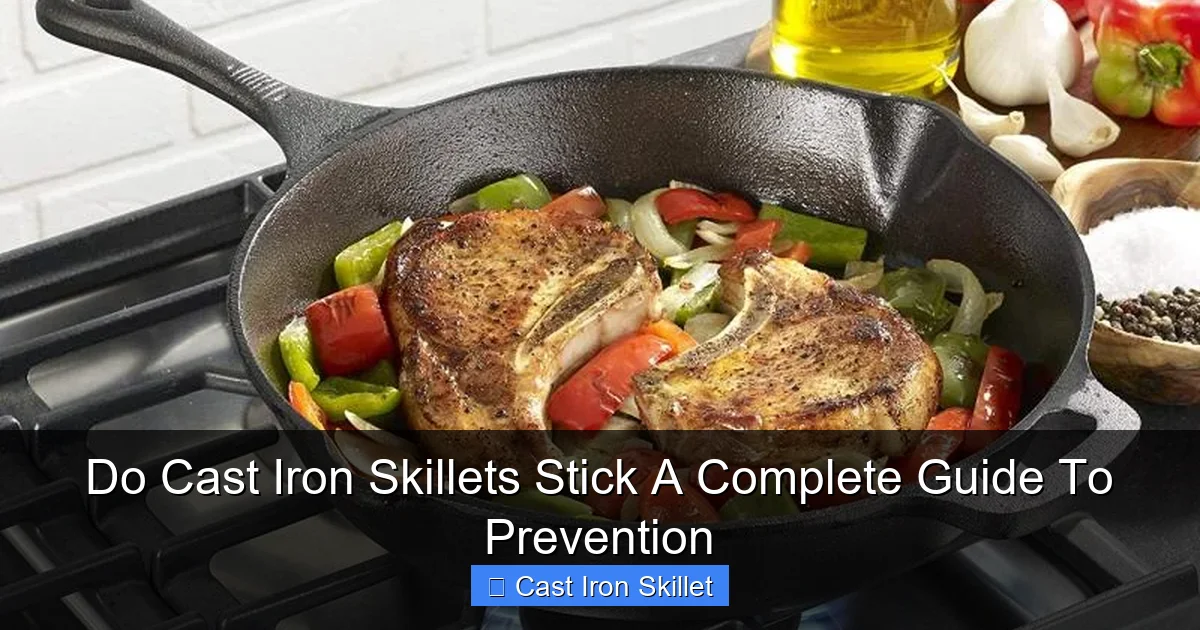 Do Cast Iron Skillets Stick A Complete Guide To Prevention