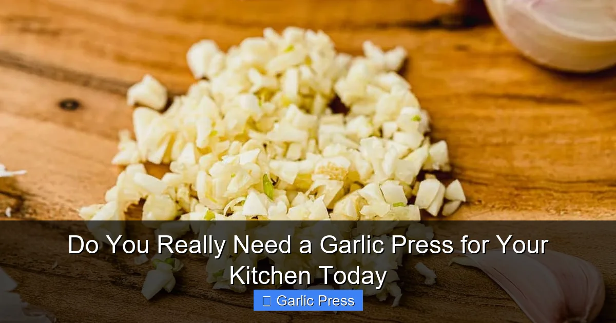 Do You Really Need a Garlic Press for Your Kitchen Today