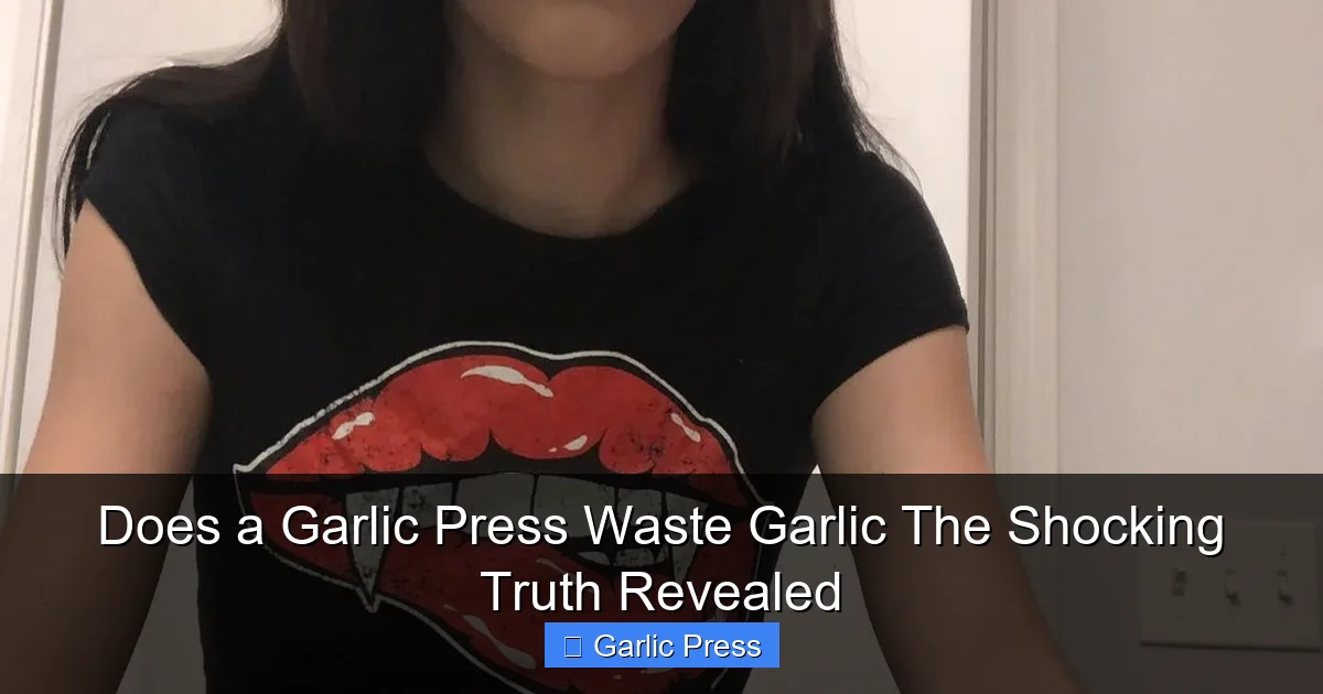 Does a Garlic Press Waste Garlic The Shocking Truth Revealed