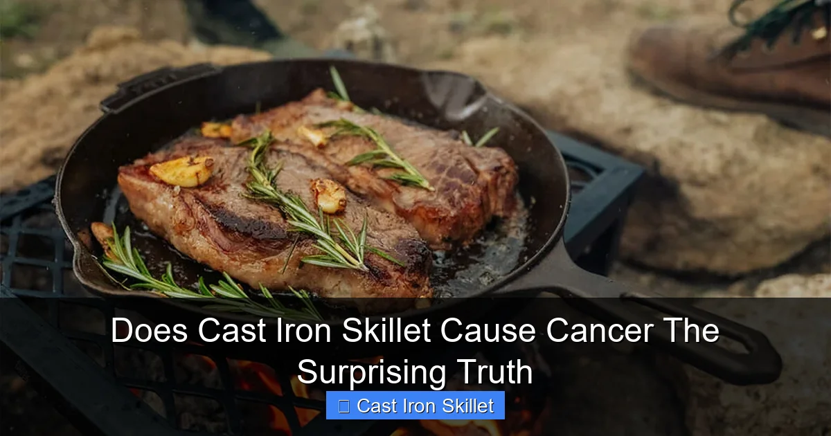 Does Cast Iron Skillet Cause Cancer The Surprising Truth