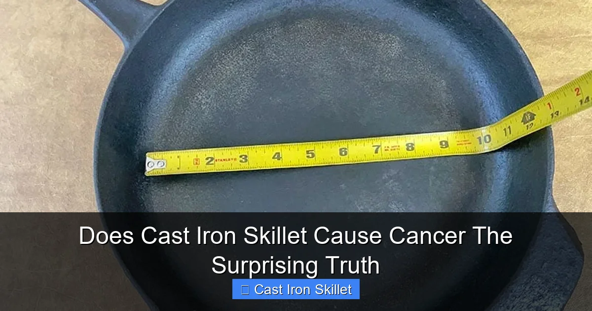 Does Cast Iron Skillet Cause Cancer The Surprising Truth