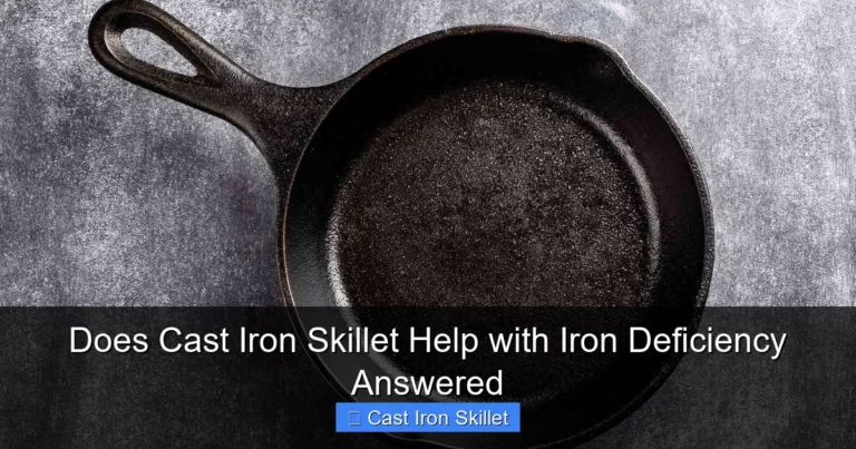 Does Cast Iron Skillet Help with Iron Deficiency Answered
