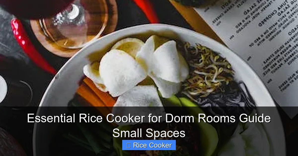 Essential Rice Cooker for Dorm Rooms Guide Small Spaces
