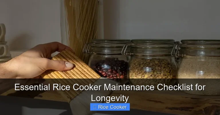 Essential Rice Cooker Maintenance Checklist for Longevity
