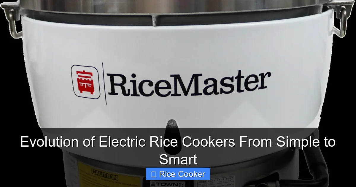 Evolution of Electric Rice Cookers From Simple to Smart